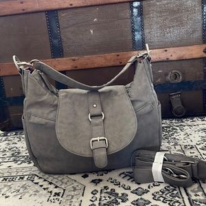 Kelly Moore Hobo Bag - Grey